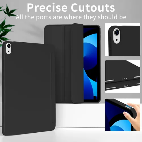 Vista 2 de Funda para iPad (A16) de 11ª generación de 11 pulgadas 2025/iPad de 10.9 pulgadas 2022, encendido y apagado automático, compatible con Touch ID