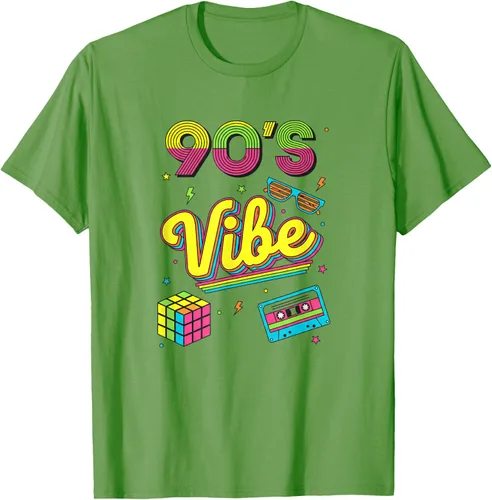 Vista 16 de 90s Nostalgia Retro Apparel - 90'S Vibe Retro T-Shirt Negro