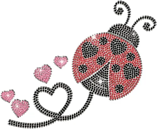 Vista 20 de MAYJOYDIY Alas de transferencia termoadhesivas con texto de ángel con diamantes de imitación, parches de reparación de ropa, apliques de amor
