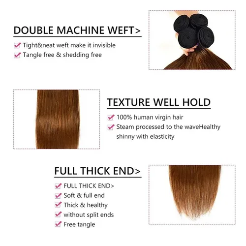 Vista 36 de Beauty Forever Yaki - Extensiones de cabello humano virgen mongol sin procesar, grado 12A, 3 paquetes de cabello humano virgen mongol sin procesar
