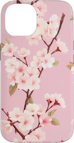 Vista 4 de Japanese Cherry Blossom Floral Flower Pattern Pastel Pink Case for iPhone 17