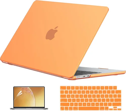 Vista 24 de EooCoo - Funda para MacBook Air de 15 pulgadas M5 M4 M3 M2 2026-2023, color negro cristal Easy to Install, Sturdy, Plastic Hard Shell Case &