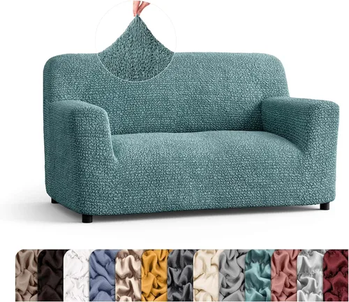 Vista 51 de PAULATO BY GA.I.CO. Funda para Silla - Funda para Sillón - Funda para Sillón - Funda de Tela Suave - Protector de Muebles Elegante de Ajuste Ceniza