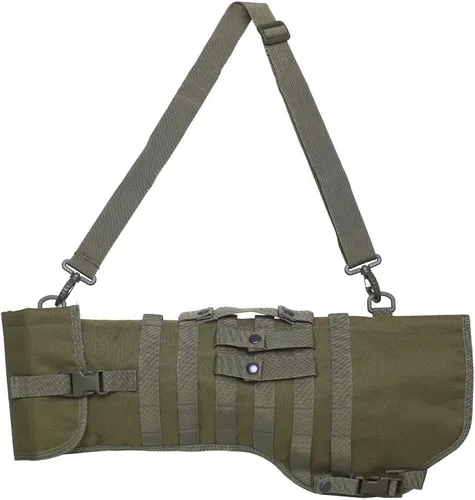 Vista 3 de Funda táctica para rifle Waxaya, bolsa de hombro para escopeta con parte superior abierta