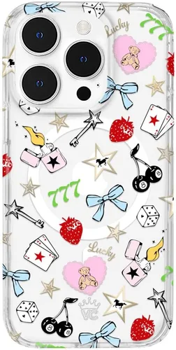 Vista 119 de VELVET CAVIAR Funda Butterfly para iPhone 14, compatible con MagSafe, probada en caídas de 10 pies, mariposas Aurora