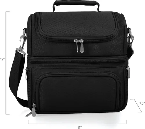Vista 133 de PICNIC TIME NCAA Nebraska Cornhuskers Pranzo - Lonchera aislada con juego de pícnic, bolsa enfriadora para el almuerzo