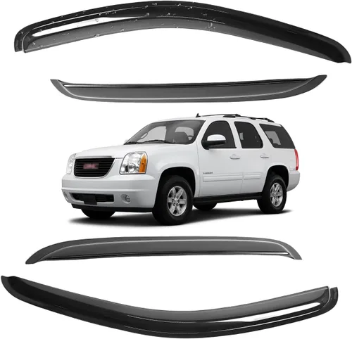 Vista 22 de Viseras para ventanas para Mazda 3 Sedán 4 puertas 2004 2005 2006 2007 2008 2009 estilo JDM Mugen, deflector de viento, protector solar y de lluvia