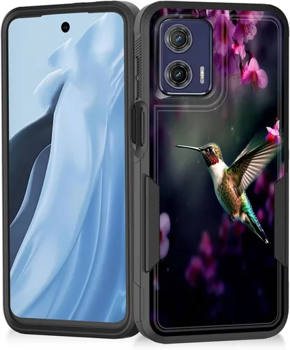 Vista 20 de Funda para Moto G Play 4G 2024, resistente de doble capa híbrida de policarbonato duro, goma suave, a prueba de golpes, funda protectora resistente