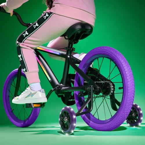 Vista 7 de Bicicleta Infantil Jetson Light Rider con Luces LED Unisex, Marco Iluminado con 3 Modos de Luz Diferentes