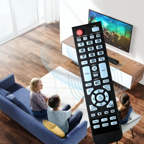 Vista 4 de Mando a distancia para Element TV Remote Repalcement