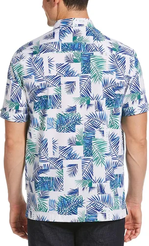 Vista 2 de Cubavera Ecoselect - Camisa de manga corta con estampado de frontera tropical