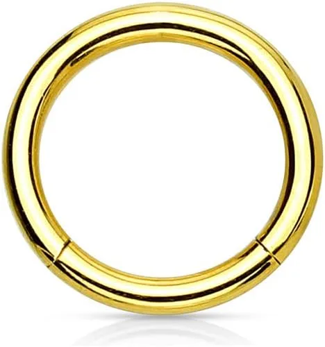Vista 59 de Forbidden Body Jewelry - Piercing para la nariz de acero quirúrgico 316L con bisagra, 14G, 16G, 18G, diámetro de 15/64, 5/16, 25/64, 15/32 pulgadas