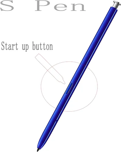 Vista 2 de Paquete de 2 lápices capacitivos Galaxy Note 10 para Samsung Galaxy Note 10 S Pen, repuesto para Samsung Galaxy Note 10 / Note 10 Plus