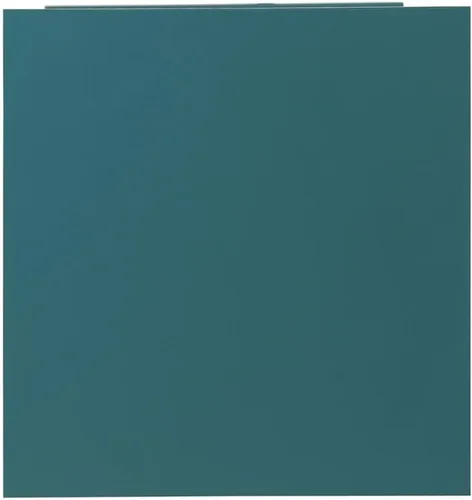 Vista 5 de Acme Mesa decorativa de madera Ceara con cajón de almacenamiento y puerta de cristal en color verde azulado