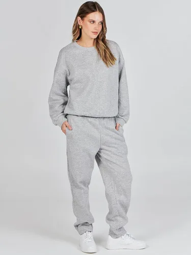 Vista 7 de Prinbara Conjunto de 2 piezas para mujer, de manga larga, cuello redondo, sin botones, pantalones deportivos