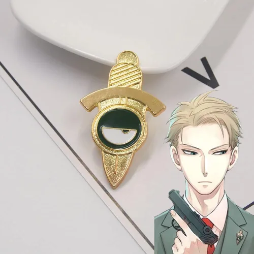 Vista 5 de PRDECE 6 pines familiares espía figura de anime broche de cosplay crepúsculo Yor Anya colección de pines regalos para mochila y ropa Zinc Sin gemas