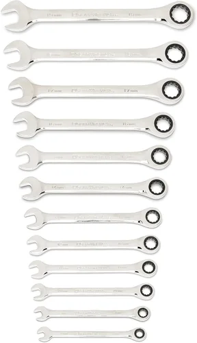 Vista 11 de GEARWRENCH Juego de llaves de trinquete combinadas de 25 piezas, SAE/MM - 86700