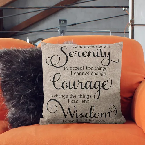 Vista 2 de Fundas de almohada Christian Decor – Regalos inspiradores para mujeres, almohadas inspiradoras de 18 x 18 pulgadas, regalos de oración de serenidad
