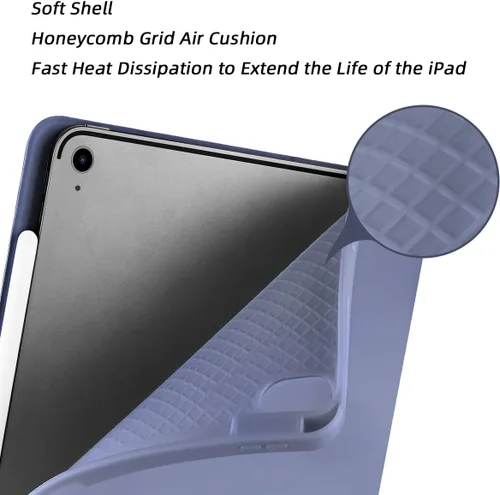 Vista 3 de Funda para iPad Pro de 11 pulgadas de 4ª/3ª/2ª/2ª generación 2022/2021/2020 con soporte para lápices