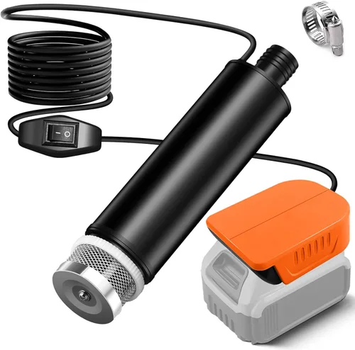 Vista 10 de Bomba de agua para Makita Battery 18V LXT, bomba sumergible portátil, pequeña bomba eléctrica inalámbrica de transferencia de agua de 500 GPH