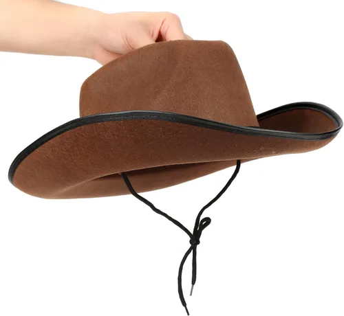 Vista 2 de Sombrero de vaquero con tachuelas de fieltro - Unisex