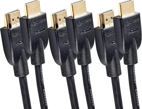 Vista 11 de Amazon Basics Cable HDMI, 3 pies, 4K@60Hz, cable HDMI 2.0 4K de alta velocidad (18 Gbps), 2160p, 48 bits, compatible con TV/PS5/Xbox/Roku, negro
