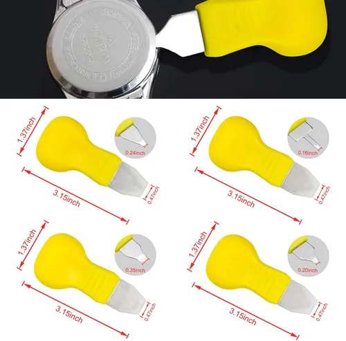 Vista 7 de Zistel Kit de herramientas de repuesto de batería de reloj 6 en 1, herramienta removedor de espalda de reloj para varios tipos de reloj