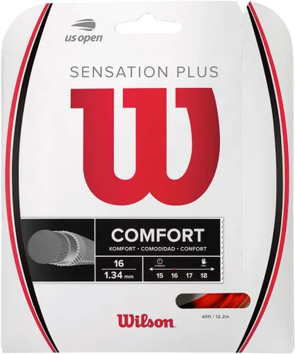 Vista 14 de Wilson Sensation - Juego de cuerda para raqueta de tenis y carrete de 200 m
