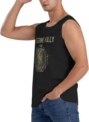 Vista 7 de SKYJUNOJN Man Muscle Tank Tops T Shirt Fashion Music Festival Sleeveless T Shirt