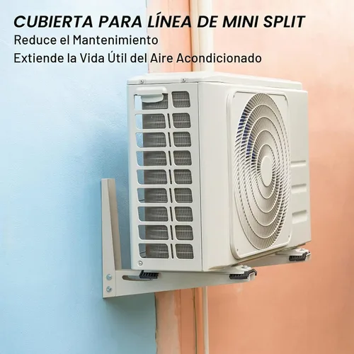 Vista 7 de BEWAVE Kit de cubierta de mini línea dividida de 3 pulgadas y 10 pies, kit de cubierta decorativa de tubería de PVC para mini aire acondicionado