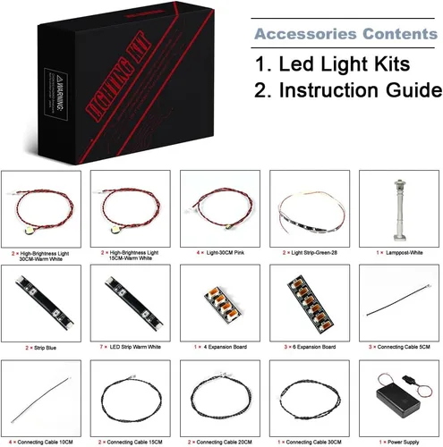 Vista 2 de BrickBling Luz LED compatible con Lego Kit de construcción de museo de historia natural; luces creativas compatibles con Lego 10326