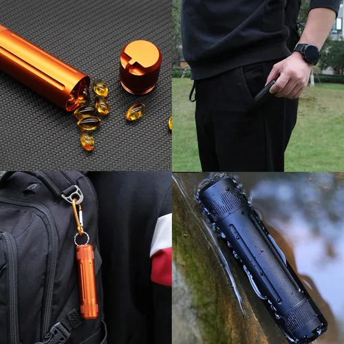 Vista 6 de Estuche de accesorios EDC hermético de aluminio