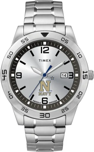 Vista 32 de Timex Tribute Reloj de cuarzo para hombre Citation de 42 mm con correa de acero inoxidable