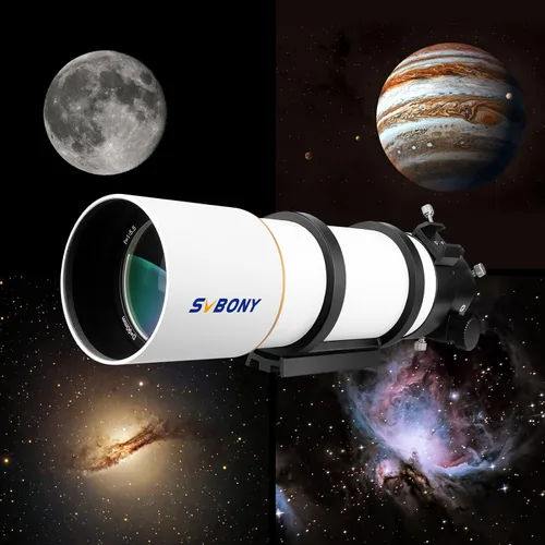 Vista 9 de SVBONY SV48P Telescopio, Apertura de 90mm F5.5 Refractor OTA para Adultos Principiantes, Telescopio para Astrónomos Adultos y Principiantes