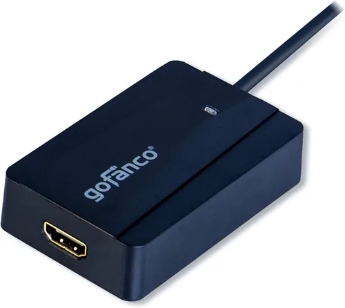 Vista 4 de gofanco Adaptador de gráficos de video USB 3.0 a HDMI para múltiples monitores, hasta 2560 x 1440 para Windows y macOS, chip DisplayLink, incluye