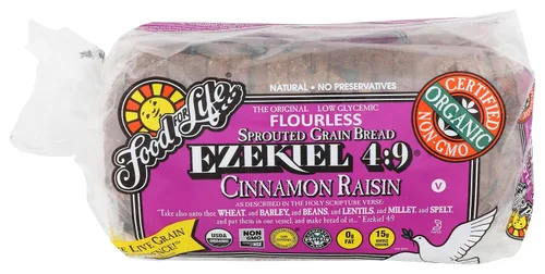 Vista 7 de Food For Life Pan de grano germinado sin harina, sésamo, 24 oz (congelado)