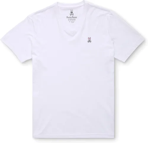 Vista 3 de Psycho Bunny Camiseta de manga corta con cuello en V para hombre