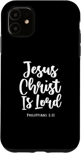 Vista 5 de iPhone 15 Jesús es el Señor Filipenses 2:11 Fe Versículo de la Biblia