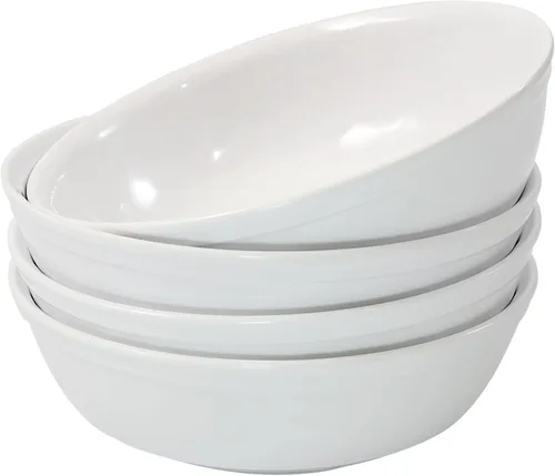 Vista 8 de TP Juego de 4 cuencos de melamina de 38 onzas para ensaladas de sopa Ramen Pho y pasta, juego de 4 cuencos japoneses grandes, irrompibles ligeros