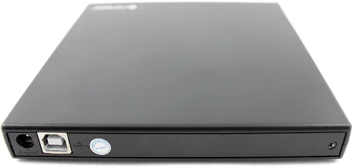 Vista 2 de SANOXY USB 2.0 portátil delgado externo DVD ROM CD-RW Combo Drive Writer con función de lectura y escritura (negro)