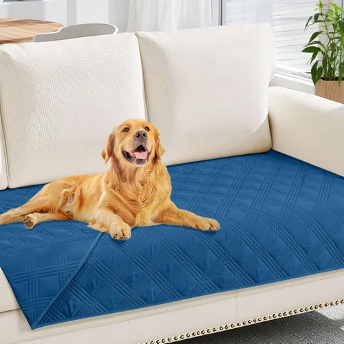 Vista 133 de hyha - Manta impermeable para cama de perro, mantas suaves para mascotas, funda impermeable para sofá para perros, fundas reversibles lavables