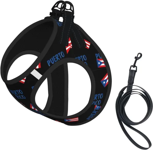 Vista 11 de Arnés de chaleco delantero para perro, patrón de avión de avión azul marino, correas ajustables a prueba de escape, solución de control para perros
