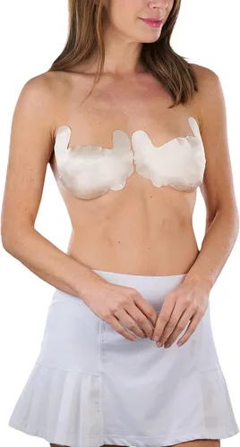 Vista 2 de ToBeInStyle 3 pares de brasier autoadhesivo invisible para mujer