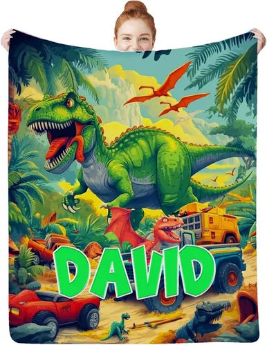 Vista 14 de Artsadd Mantas personalizadas con nombre para bebés niños y niñas, mantas de bebé personalizadas con nombre, manta personalizada para niños