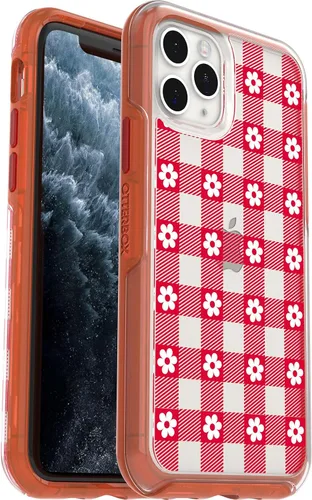 Vista 6 de OtterBox iPhone 11 Pro (solamente) - Funda de la serie Symmetry Clear - Estampado de vaca - Ultra-Sleek - Compatible con carga inalámbrica - Los