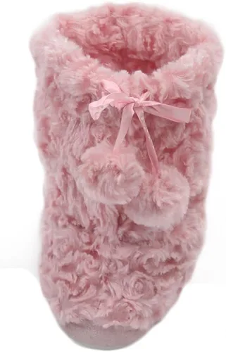 Vista 7 de Botas Home Slipper para mujer, suaves de forro polar, calientes, para interior de casa