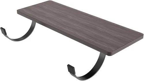 Vista 7 de Y&J Extensor de escritorio para teclado, bandeja de cajón de teclado, soporte de arco, sin perforaciones, perfecto para el dormitorio de la oficina