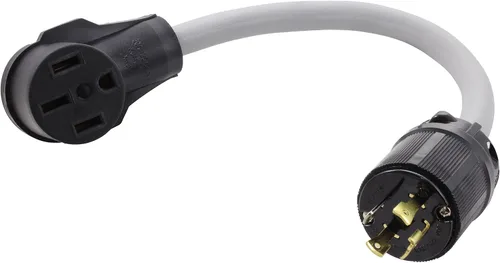 Vista 15 de AC WORKS Adaptador de carga de vehículos eléctricos para uso Tesla (L5-30 30A 1250V bloqueo a Tesla)