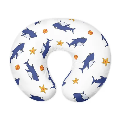 Vista 15 de Funda de almohada de lactancia Axolotl Sandía para almohadas de lactancia materna, funda de almohada de lactancia para recién nacido, se adapta a