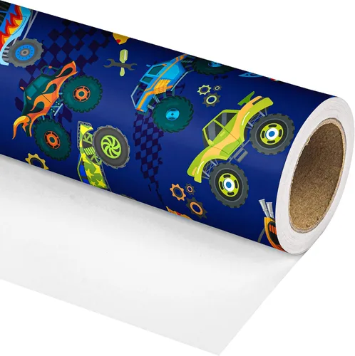 Vista 15 de Dtiafu Rollo de papel de regalo de avión – Envoltura de regalo de aviones vintage con diseño de nube de cielo azul para niños, baby shower